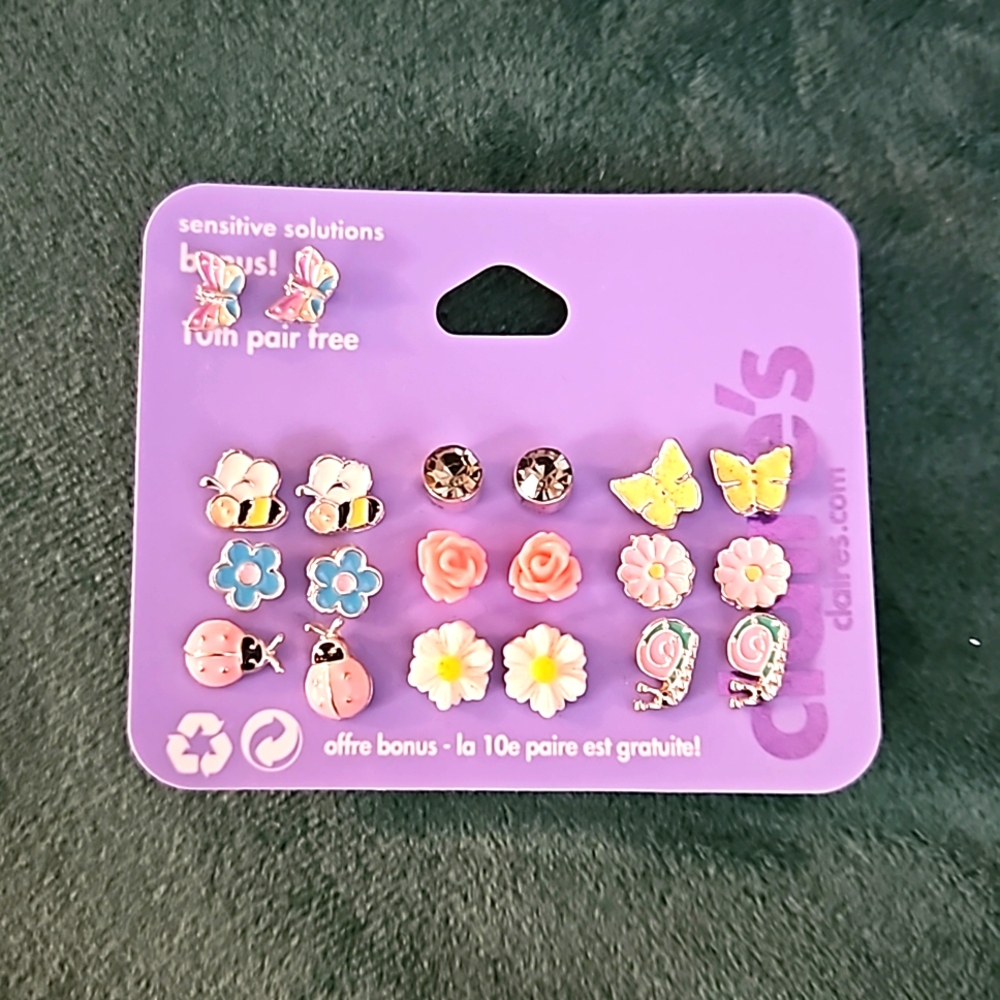 Claire's spring inspired earring bundle